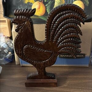 Big Wooden Rooster